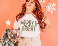 Merry & Bright DTF TRANSFER 4333