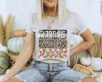 Flannels Bonfires Pumpkins DTF TRANSFER 4448
