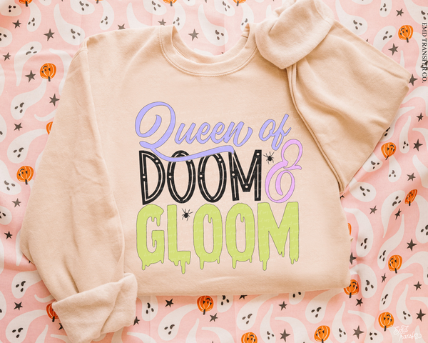 Queen Of Doom And Gloom DTF TRANSFER 4528