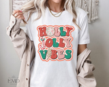 Holly Jolly Vibes DTF Transfer 4598