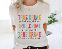 True Crime Podcasts Videos Documentaries DTF Transfer 4664