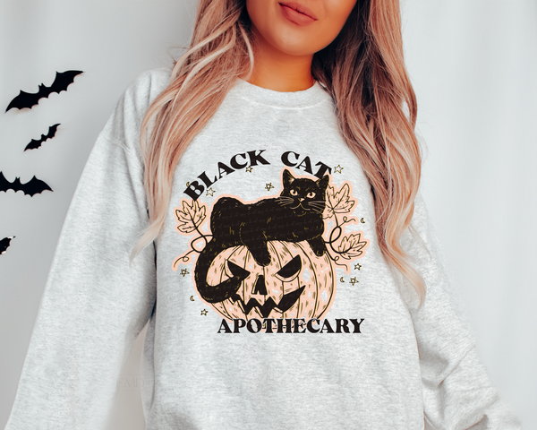 Black Cat Apothecary DTF Transfer 4673