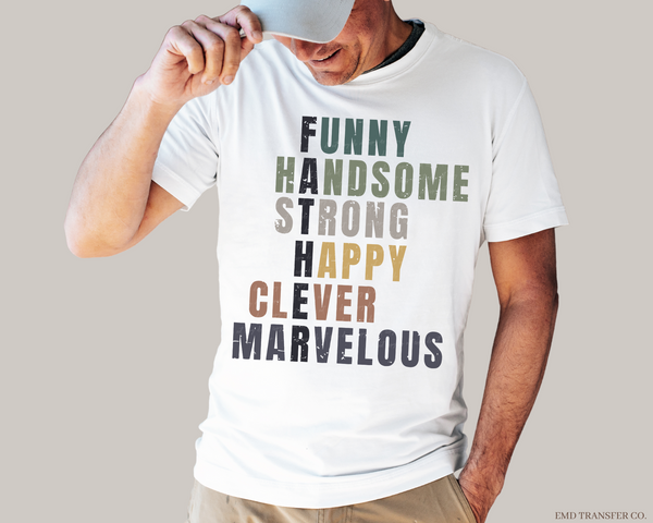 Father Funny Handsome Strong Happy Cleaver Marvelous 4690
