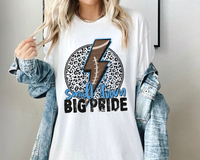 Football Blue Small Town Big Pride DTF TRANSFER 4974