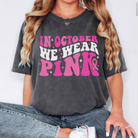 In October We Wear Pink DTF TRANSFER 5457