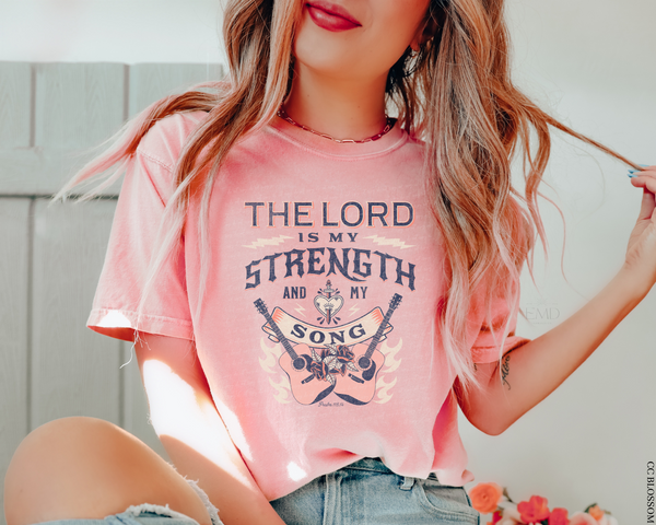 The Lord Is My Strength And My Song DTF TRANSFER 5508