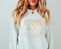 It Is For Freedom That Christ Has Set Us Free DTF TRANSFER 5512