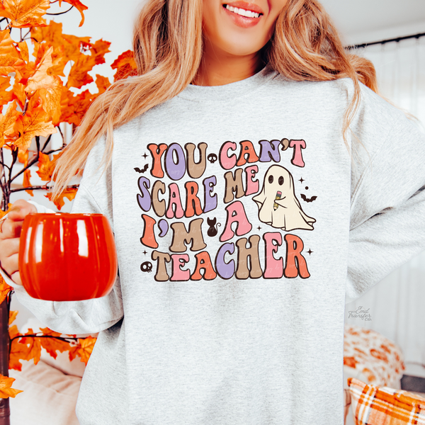 You Can't Scare Me I'm A Teacher DTF TRANSFER 6108
