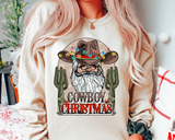 Cowboy Christmas DTF TRANSFER