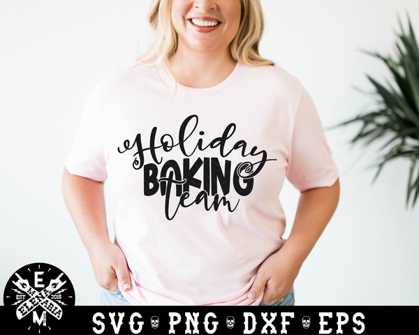 Holiday Baking Team  | SVG Cutting File