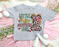 Little Miss Cotton Tail DTF TRANSFER 2326