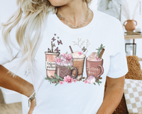 Coffee Floral DTF TRANSFER 2510