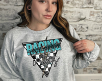 Racing Vibes Teal DTF TRANSFER 2545