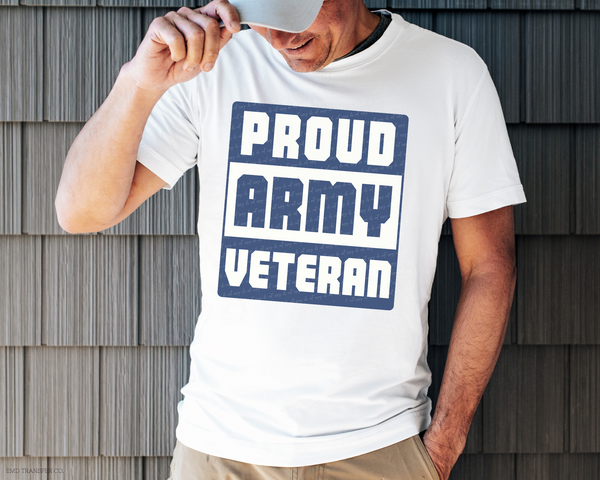 Proud Army Veteran DTF TRANSFER 2643