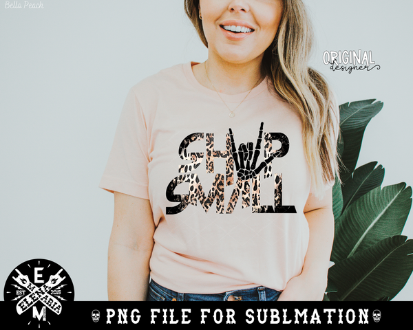 Shop Small Leopard Sublimation PNG File