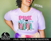 Pink Or Blue Nana Loves You | PNG File