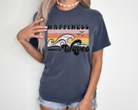 Happiness Comes In Waves DTF TRANSFER 4165