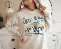 Stay Wild Roam Free Be The Buffalo Charge the Storm DTF TRANSFER 4229