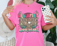 Wild Spirit Rebel Heart DTF TRANSFER 4249