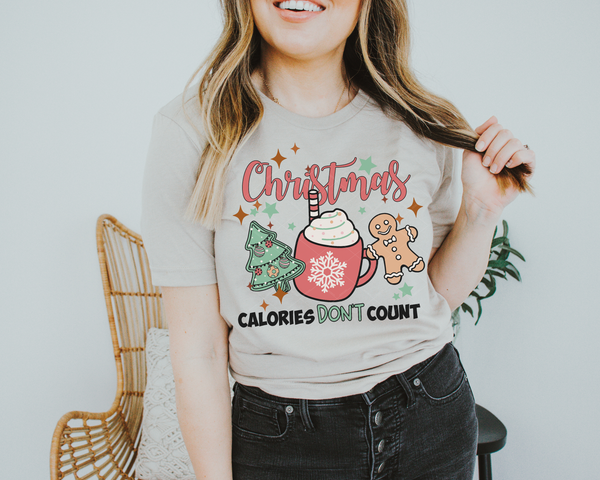Christmas Calories Don't Count DTF TRANSFER