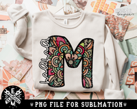 Mama Mandala Sublimation PNG File
