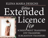 Lifetime Extended License For Screen Print Transfers, DTF, and Sublimation Transfers